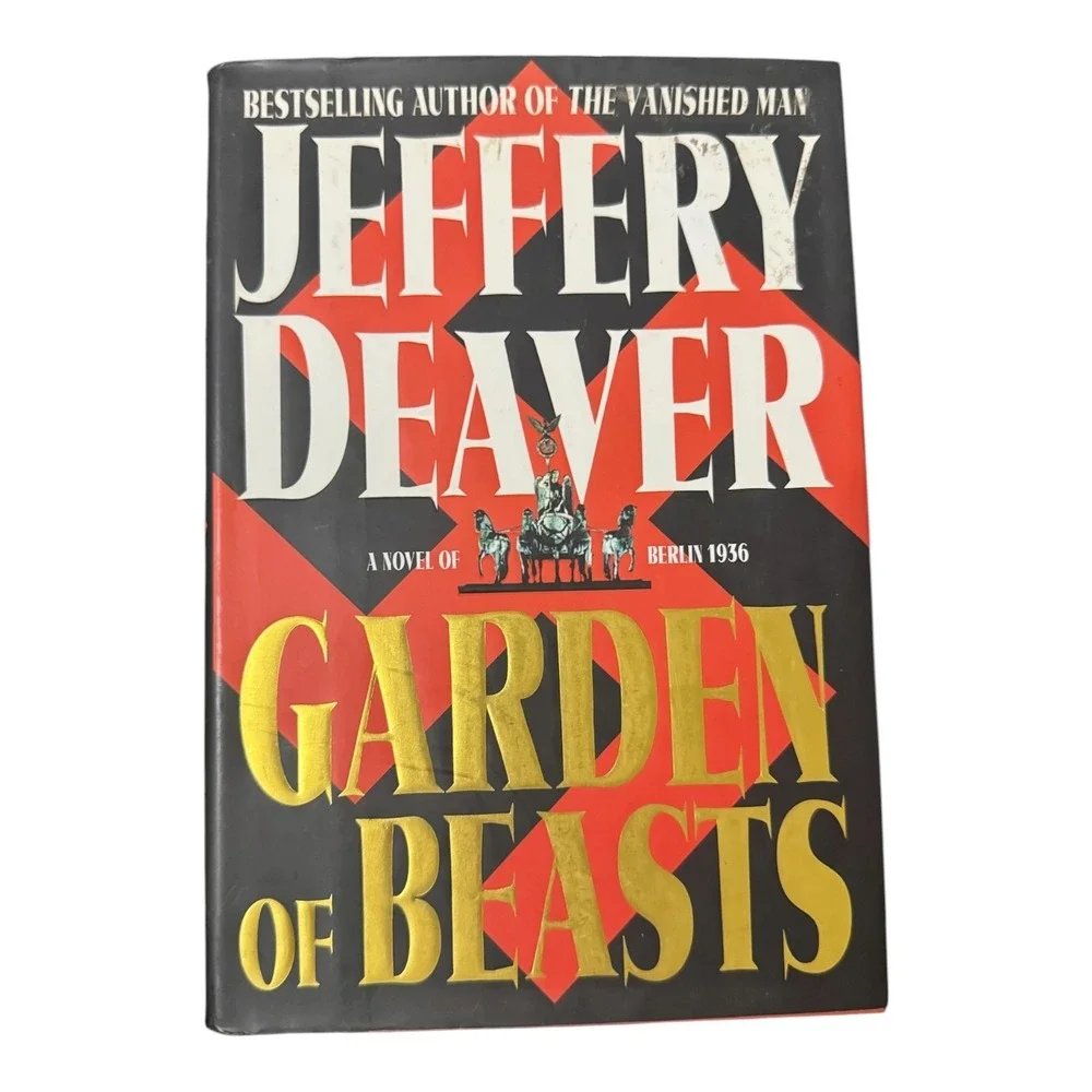 Garden of Beasts by Jeffery Deaver - Hardcover Thriller Novel Berlin 1936 First